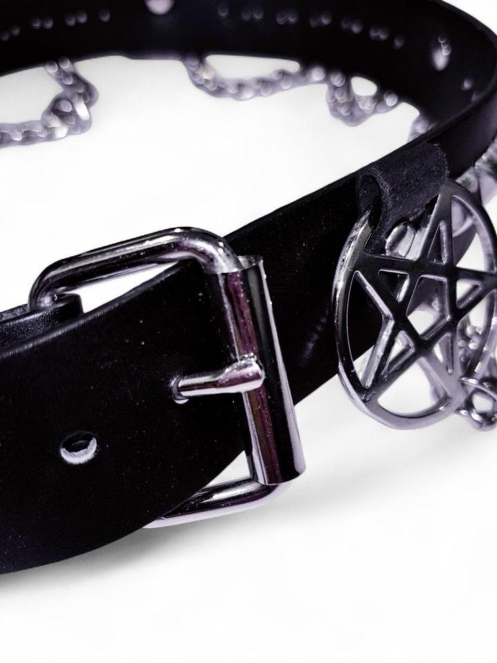 Funk Plus Studded Pentagram Belt Size M